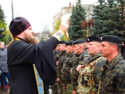 Окропление Святой водой.