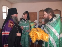 Богослужение в честь престольного праздника в с. Алеексеевское