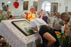 В Оршанку прибыла святыня