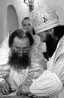 На освящении престола в честь Святителя Николая в Троицком Храме Йошкар-Олы.