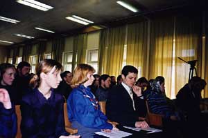 На пленарном заседании