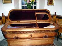 Рака с мощами преподобного Трифона Вятского