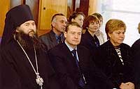 Во время посещения православаной гимназии имени Преподобного Сергия Радонежского президентом Республики Марий Эл Леонидом Маркеловым