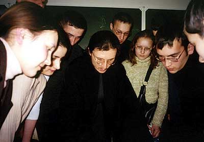 В гостях у студентов  диакон Михаил Першин – заместитель председателя Всероссийского православного молодежного движения