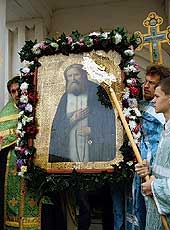 Чтимая икона Преподобного Серафима Саровского отбыла в Чебоксары