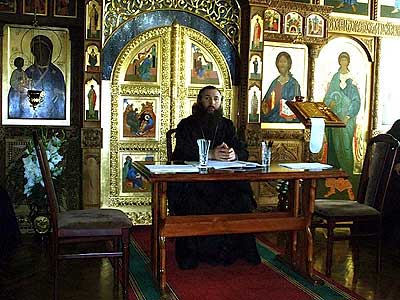 Начало Епархиального собрания. Епископ ИОАНН