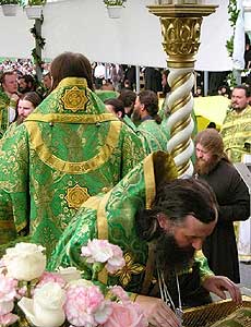 Архиепископ Йошкар-Олинский и Марийский Иоанн на праздновании 250-летия со дня рождения прп. Серафима Саровского в Дивеево