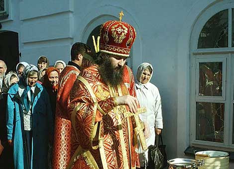 В домовом храме епархиального управления совершена Божественная литургия.